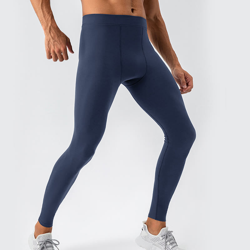 Buddha Stones Pantaloni sportivi da uomo elastici traspiranti a vita alta semplici - SteelBlue - US/UK/AU44, EU54 (2XL) - image 28