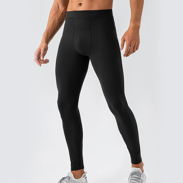 Pantaloni da uomo sportivi da palestra traspiranti ad asciugatura rapida elastici a vita alta Buddha Stones