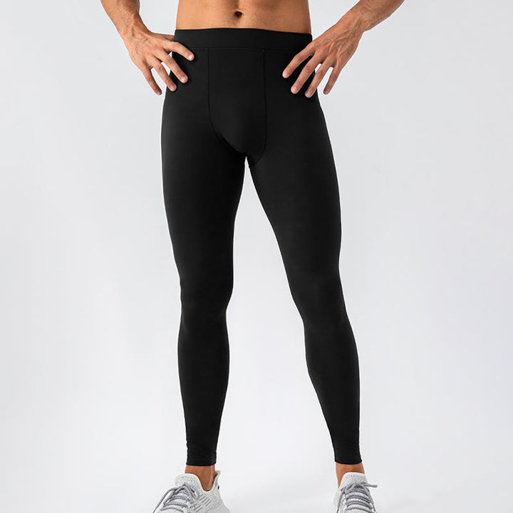 Buddha Stones Pantaloni sportivi da uomo elastici traspiranti a vita alta semplici - image 2