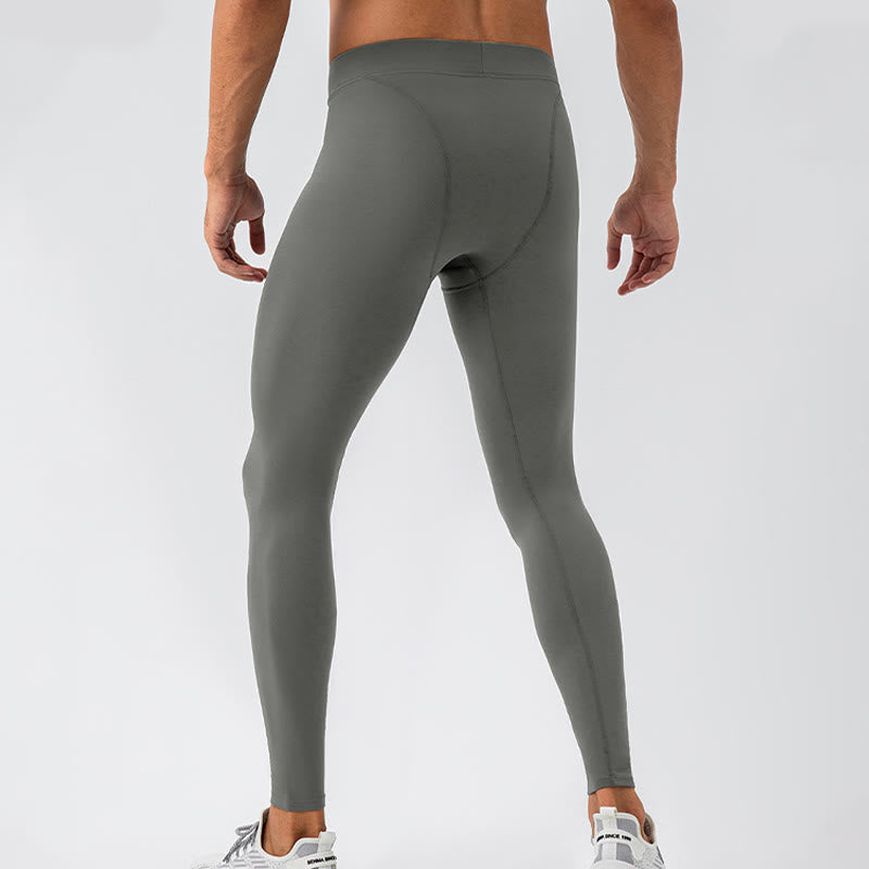 Buddha Stones Pantaloni sportivi da uomo elastici traspiranti a vita alta semplici - image 15