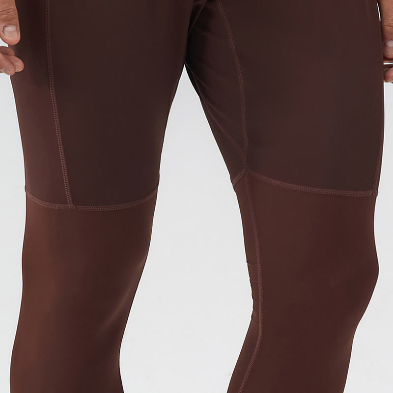 Pantaloni da uomo Buddha Stones a vita alta, traspiranti, ad asciugatura rapida, con tasca con cerniera