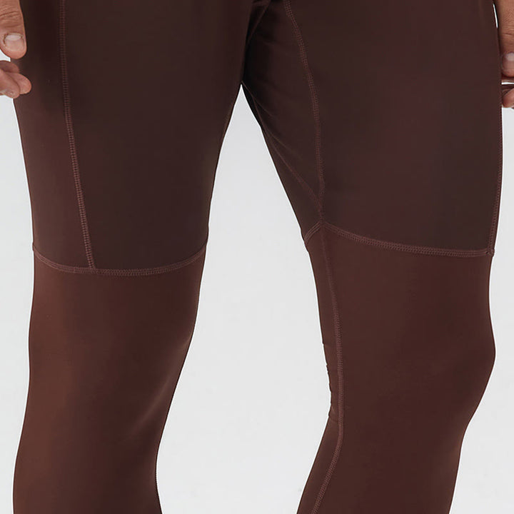 Pantaloni da uomo Buddha Stones a vita alta, traspiranti, ad asciugatura rapida, con tasca con cerniera