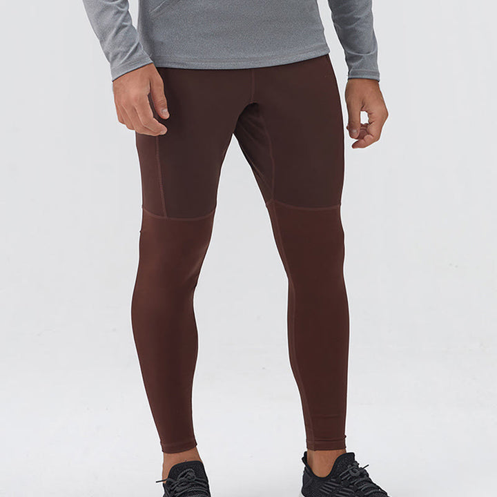 Pantaloni da uomo Buddha Stones a vita alta, traspiranti, ad asciugatura rapida, con tasca con cerniera