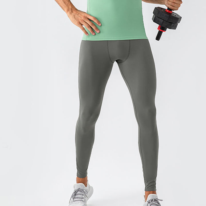 Pantaloni da uomo sportivi da palestra traspiranti ad asciugatura rapida elastici a vita alta Buddha Stones
