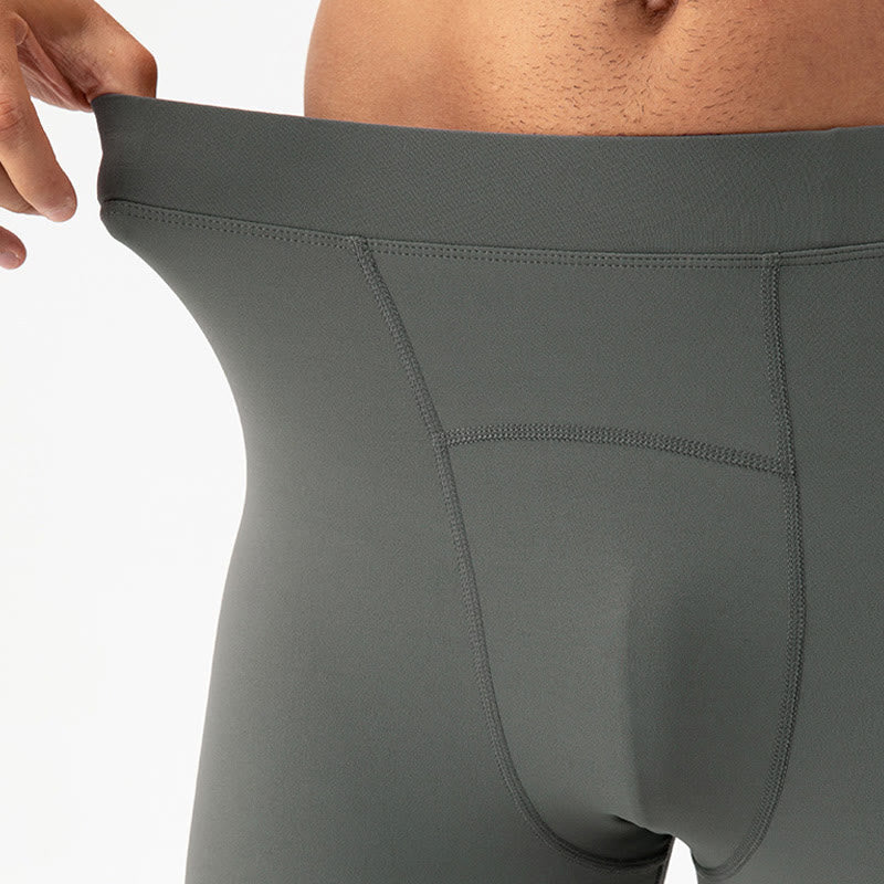 Pantaloni da uomo sportivi da palestra traspiranti ad asciugatura rapida elastici a vita alta Buddha Stones - image 12