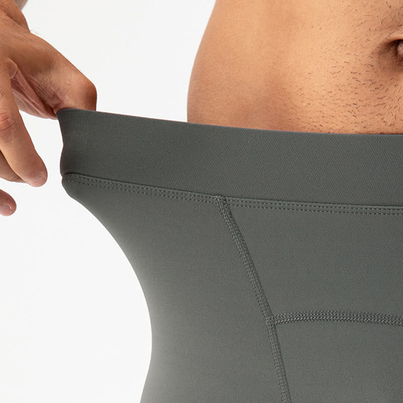 Pantaloni da uomo sportivi da palestra traspiranti ad asciugatura rapida elastici a vita alta Buddha Stones - image 8