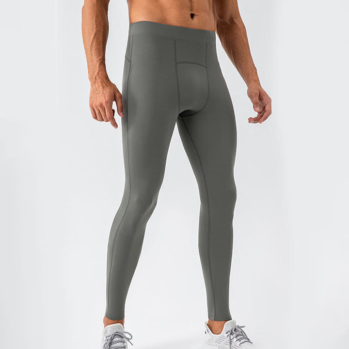 Pantaloni da uomo sportivi da palestra traspiranti ad asciugatura rapida elastici a vita alta Buddha Stones - image 15