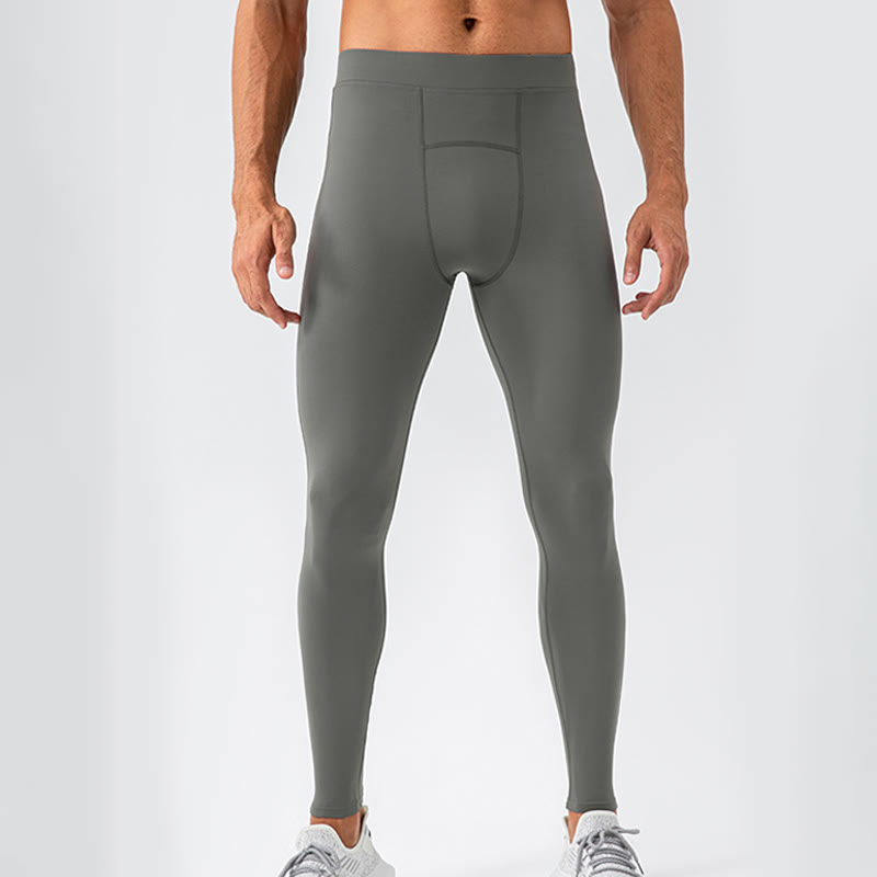 Pantaloni da uomo sportivi da palestra traspiranti ad asciugatura rapida elastici a vita alta Buddha Stones - image 1