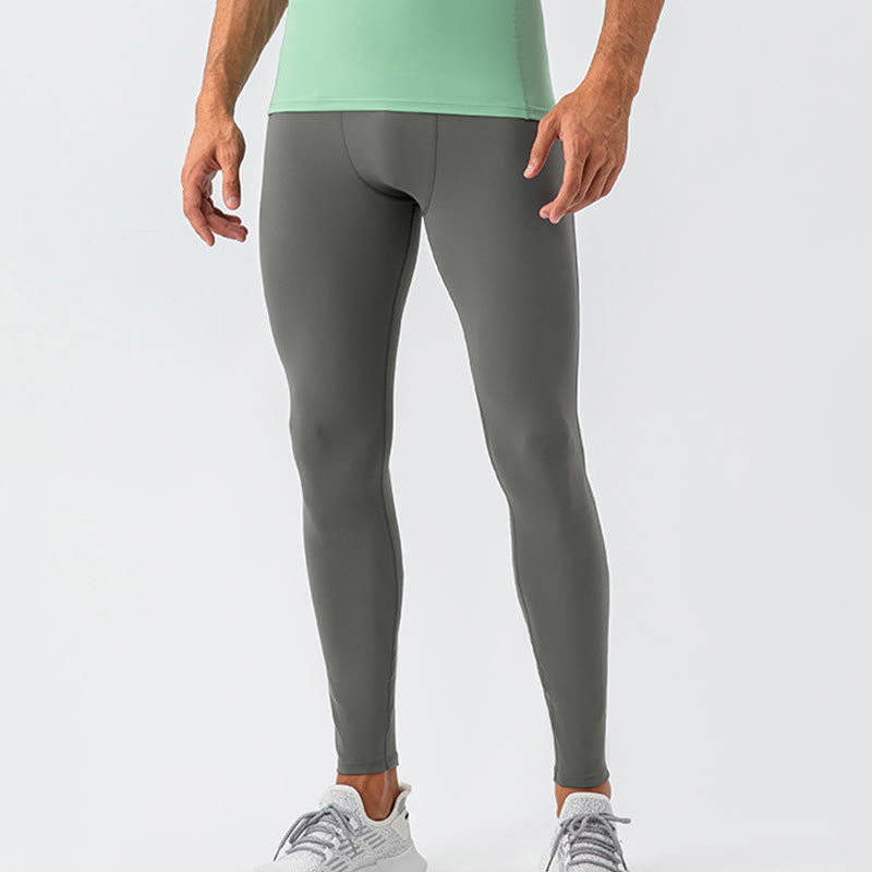 Pantaloni da uomo sportivi da palestra traspiranti ad asciugatura rapida elastici a vita alta Buddha Stones - image 6