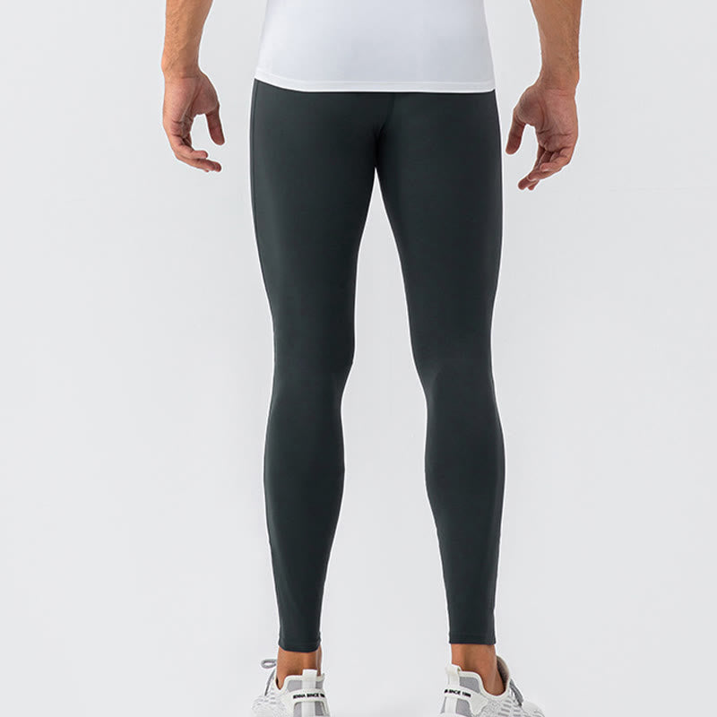Pantaloni da uomo sportivi da palestra traspiranti ad asciugatura rapida elastici a vita alta Buddha Stones