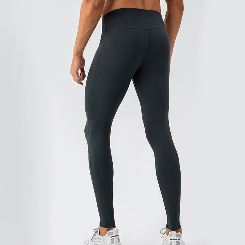 Pantaloni da uomo sportivi da palestra traspiranti ad asciugatura rapida elastici a vita alta Buddha Stones - image 21