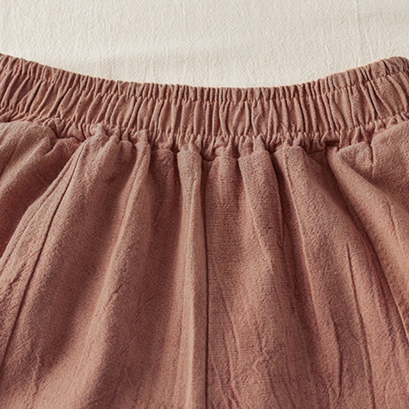 Pantaloni harem da donna in cotone con tasche, larghi e dritti, lunghezza 7-8, modello Buddha Stones - image 3