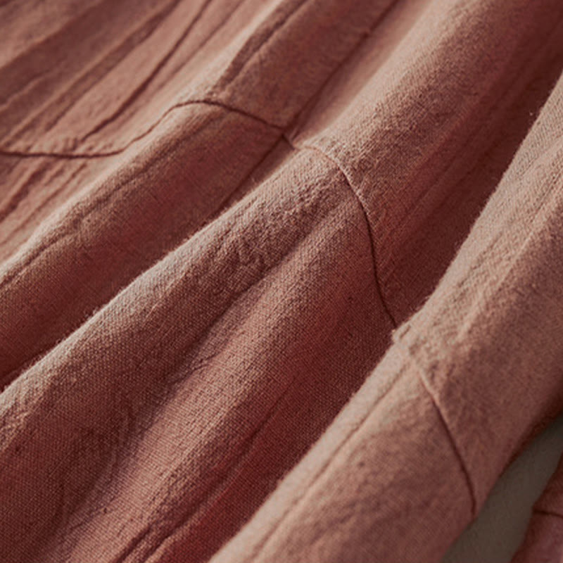 Pantaloni harem da donna in cotone con tasche, larghi e dritti, lunghezza 7-8, modello Buddha Stones - image 4