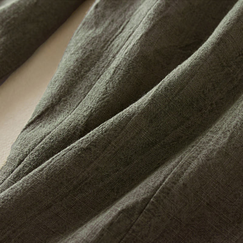 Pantaloni harem da donna in cotone con tasche, larghi e dritti, lunghezza 7-8, modello Buddha Stones - image 11