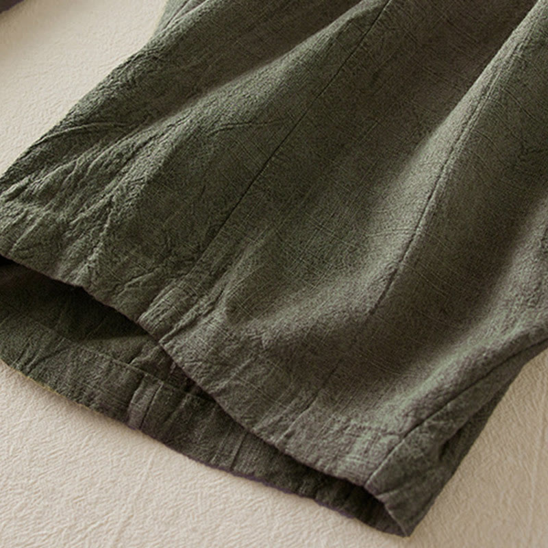 Pantaloni harem da donna in cotone con tasche, larghi e dritti, lunghezza 7-8, modello Buddha Stones - image 12