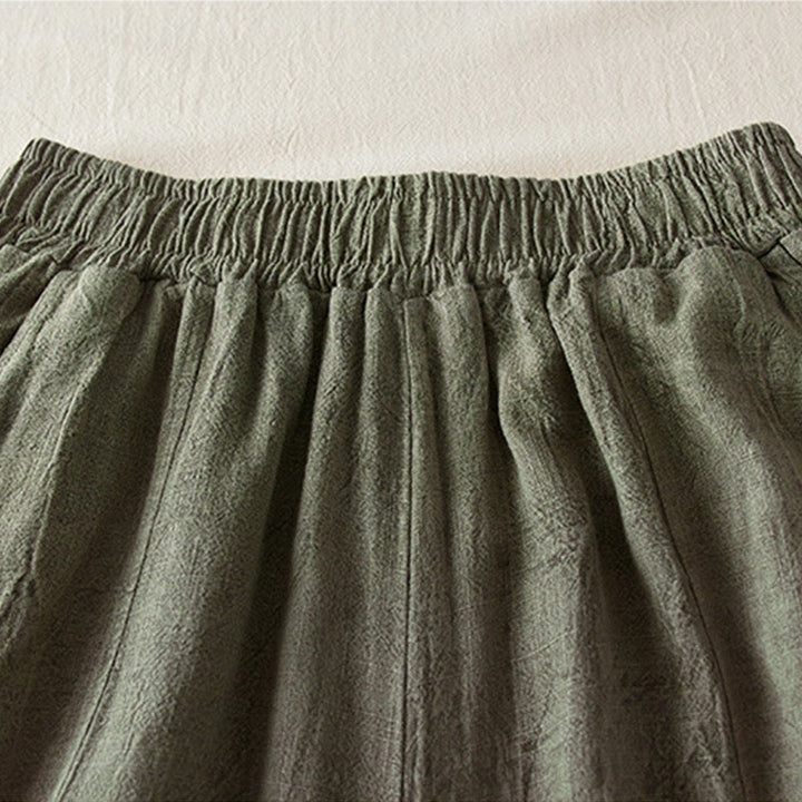 Pantaloni harem da donna in cotone con tasche, larghi e dritti, lunghezza 7-8, modello Buddha Stones - image 14