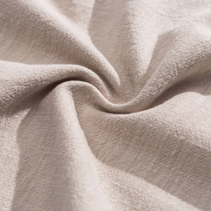 Pantaloni harem da uomo con coulisse e tasche in tinta unita primaverili Buddha Stones - image 32