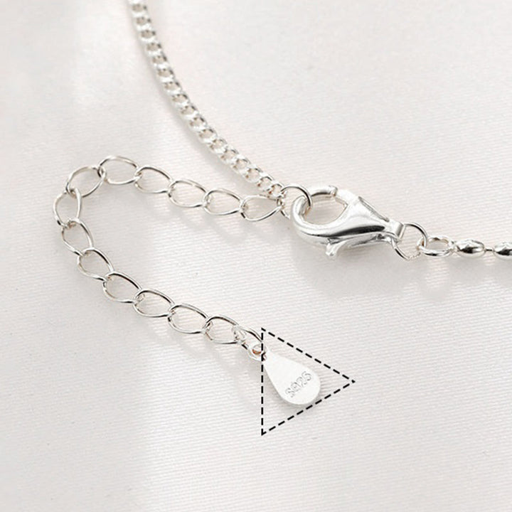 Buddha Stones 925 Sterling Silver Piccole Perle Agata Rossa Pace E Gioia Benedizione Cavigliera - image 11