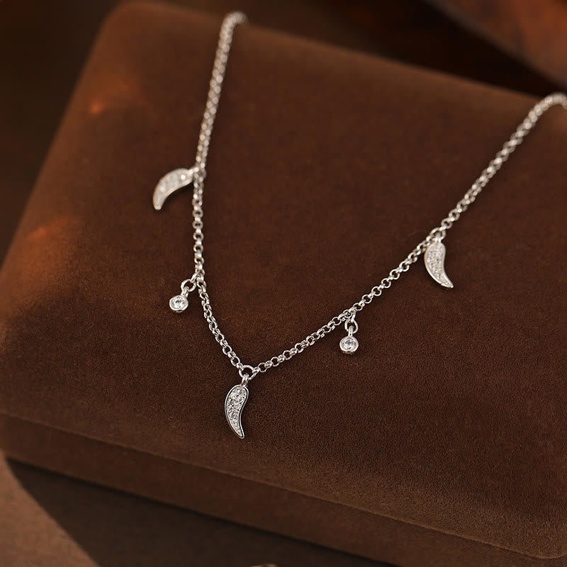 Buddha Stones 925 Sterling Silver Zircone Piccolo Pepe Ciondolo Protezione Cavigliera - Cavigliera in argento (circonferenza 25 cm) - image 11