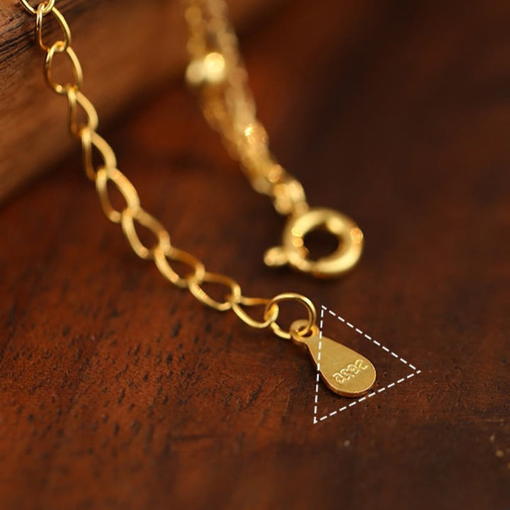 Buddha Stones 925 Sterling Silver Zircone Piccolo Pepe Ciondolo Protezione Cavigliera - image 7