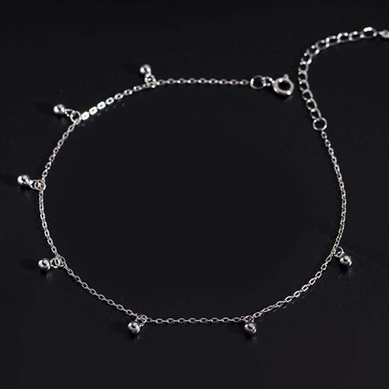 Buddha Stones 925 Sterling Silver Beads Piccolo Ciondolo Benedizione Cavigliera