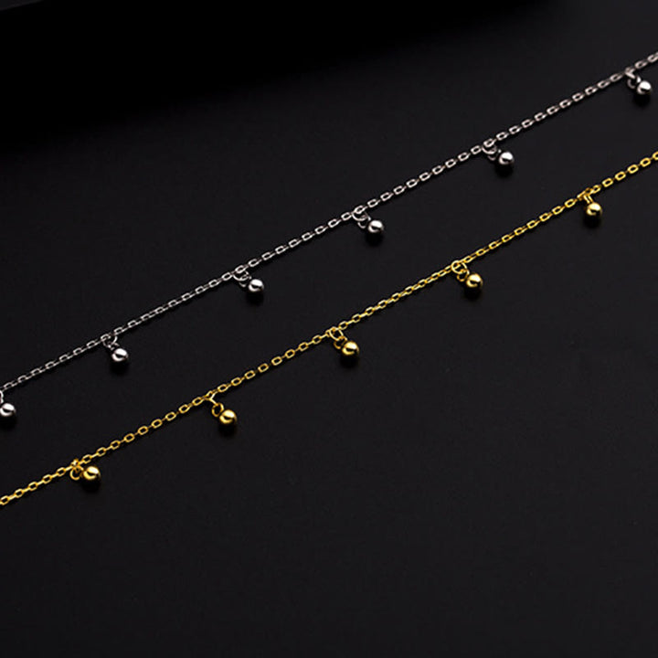 Buddha Stones 925 Sterling Silver Beads Piccolo Ciondolo Benedizione Cavigliera