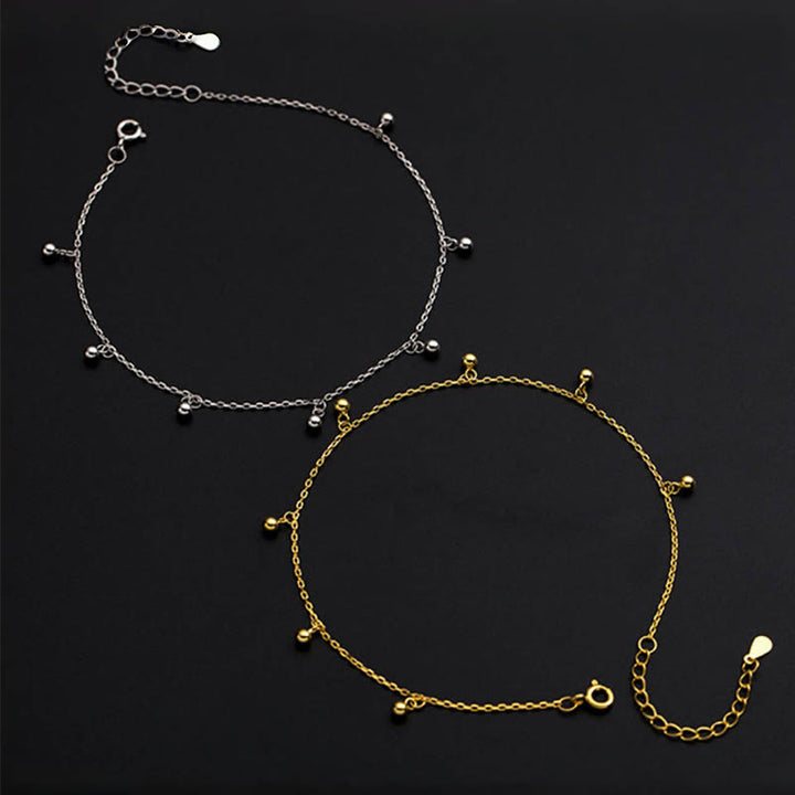Buddha Stones 925 Sterling Silver Beads Piccolo Ciondolo Benedizione Cavigliera