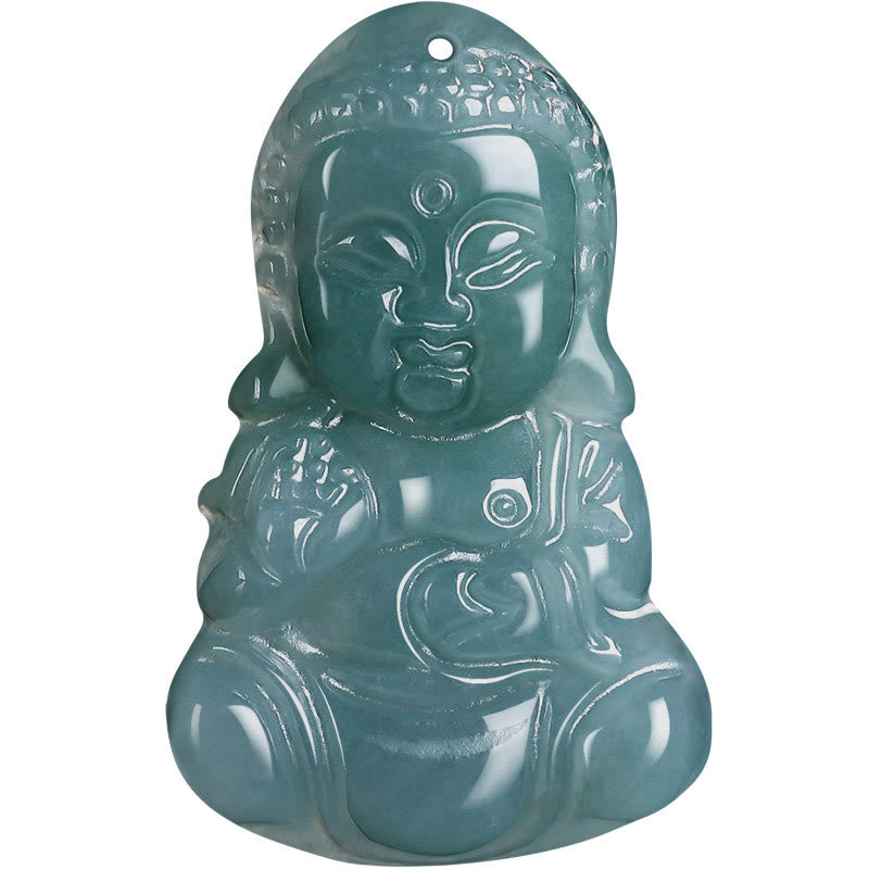 Buddha Stones Prosperità in pietra di giada Baobao Buddha - image 8