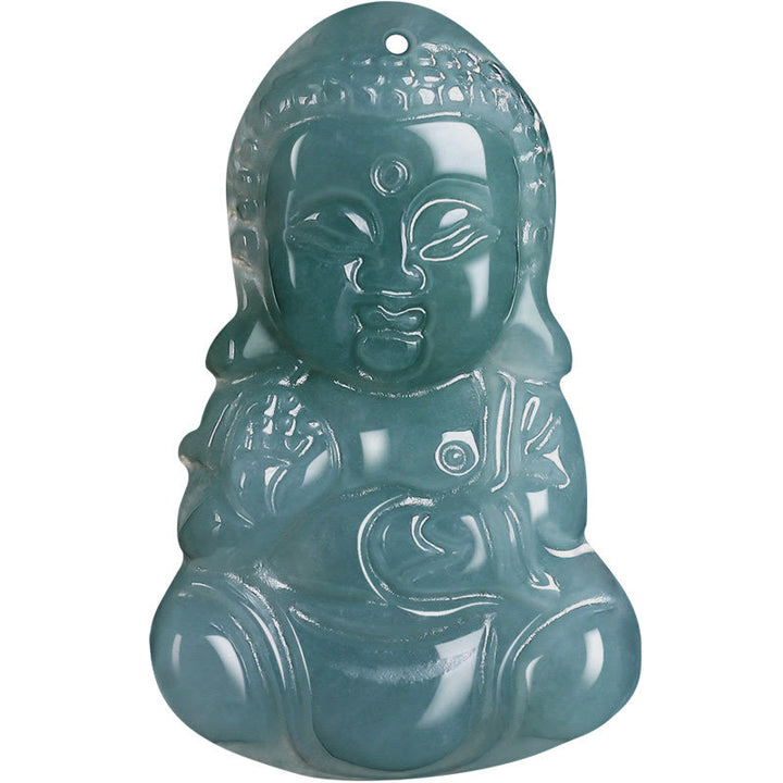 Buddha Stones Prosperità in pietra di giada Baobao Buddha - image 8