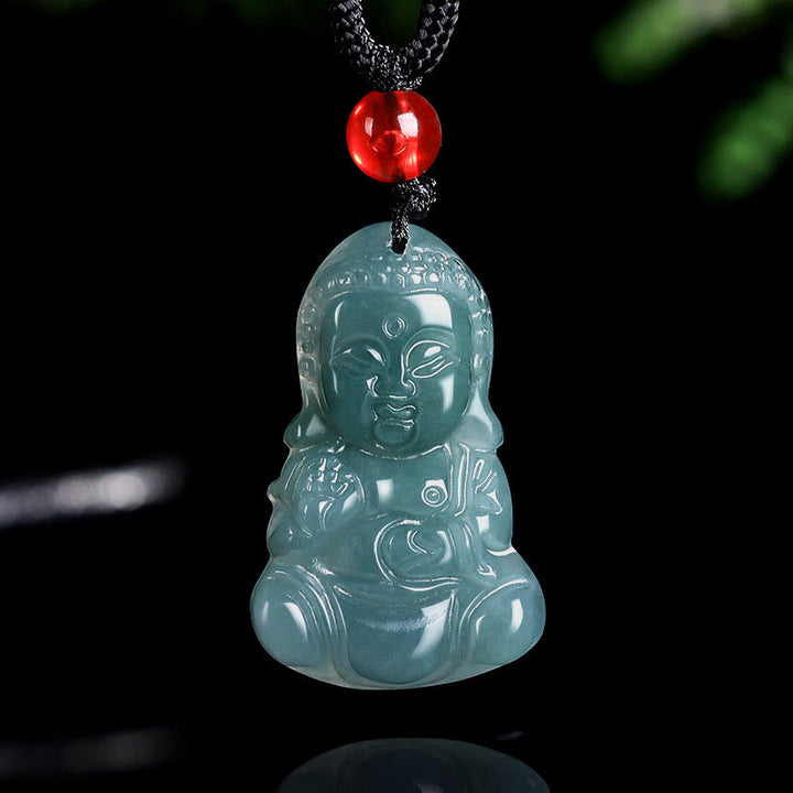 Buddha Stones Prosperità in pietra di giada Baobao Buddha - image 3