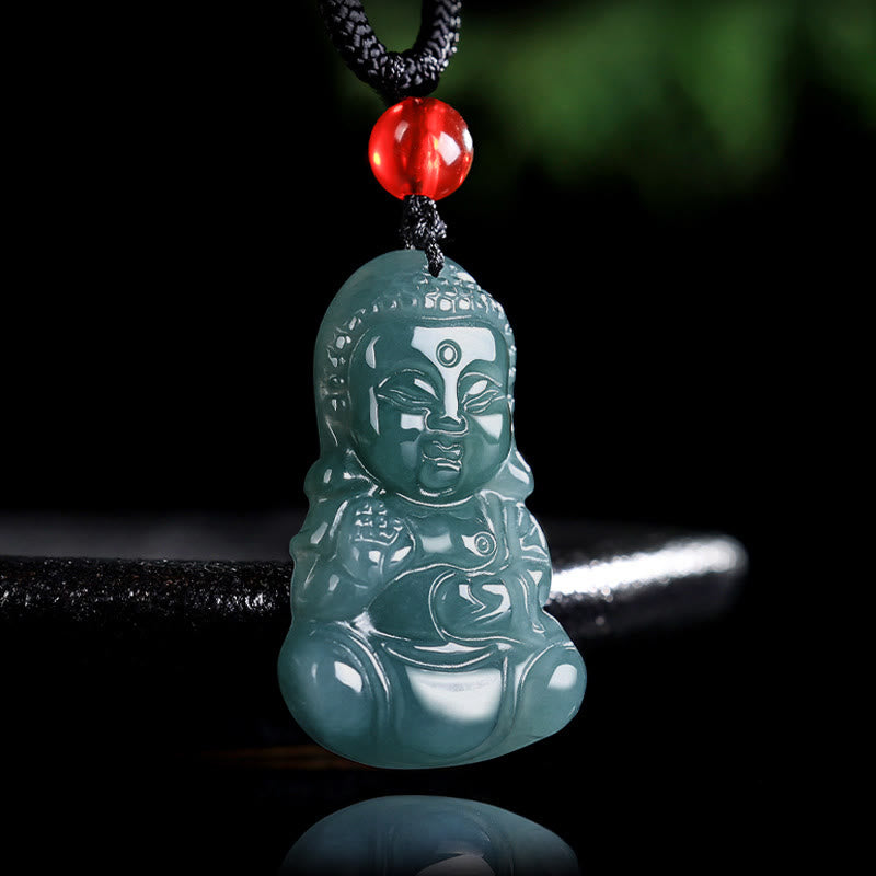 Buddha Stones Prosperità in pietra di giada Baobao Buddha - Giada - image 1