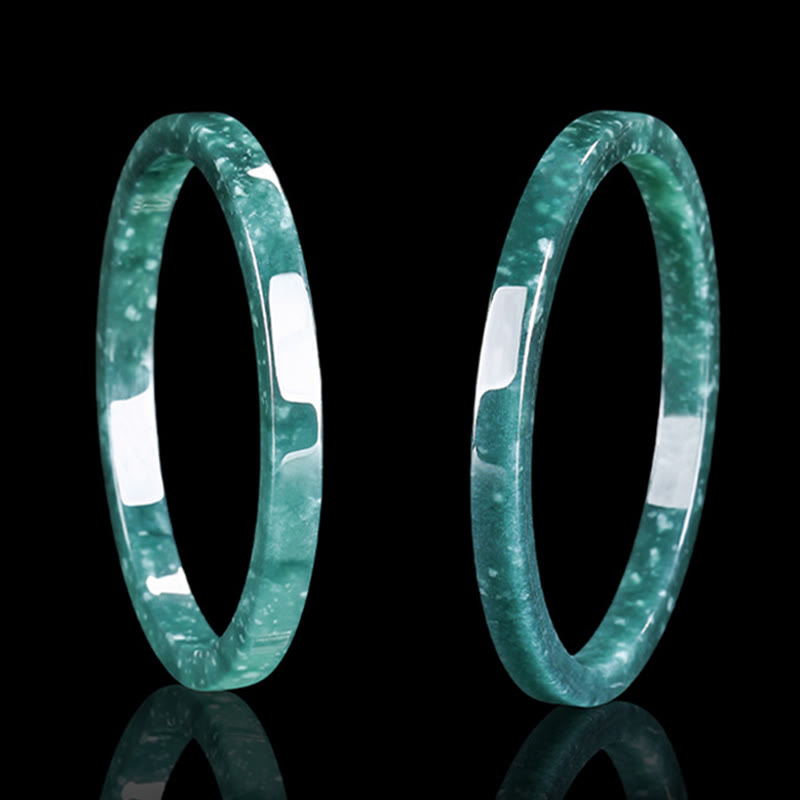 Braccialetto sottile in giada naturale Buddha Stones Abundance - image 10