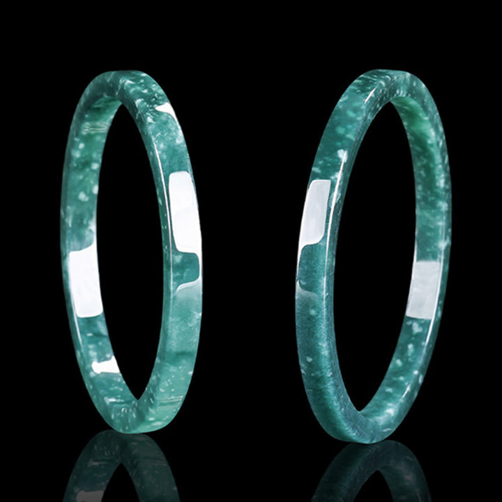 Braccialetto sottile in giada naturale Buddha Stones Abundance - image 10
