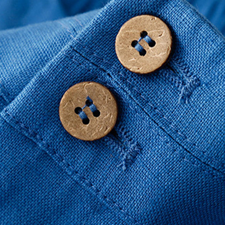 Pantaloni da donna in lino a gamba larga con tasche e design semplice a cerniera, ispirati al modello Buddha Stones, per l'estate. - image 18