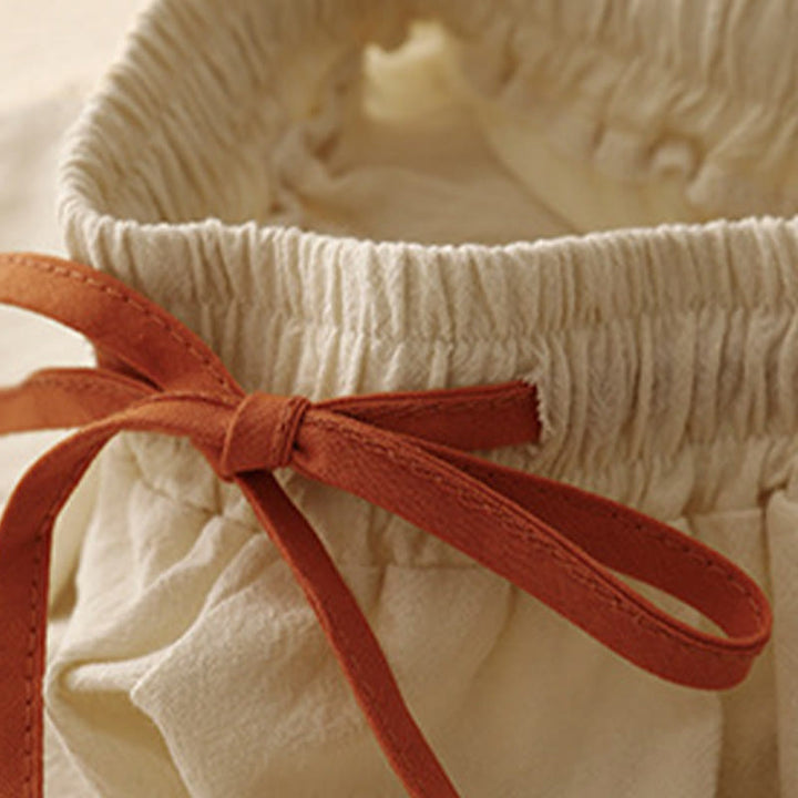 Pantaloni da donna a gamba larga con coulisse e tasche, dal design semplice e casual, con motivo Buddha Stones. - image 8