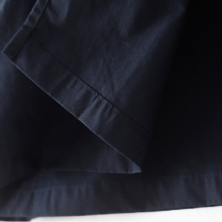 Pantaloni larghi da donna in cotone e lino, casual, irregolari, tinta unita, lunghezza 7-8, Buddha Stones