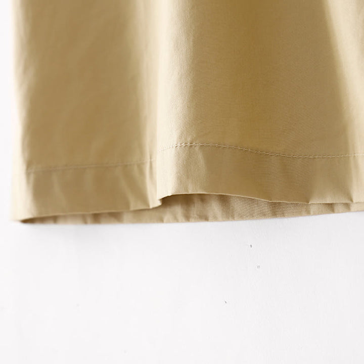 Pantaloni larghi da donna in cotone e lino, casual, irregolari, tinta unita, lunghezza 7-8, Buddha Stones