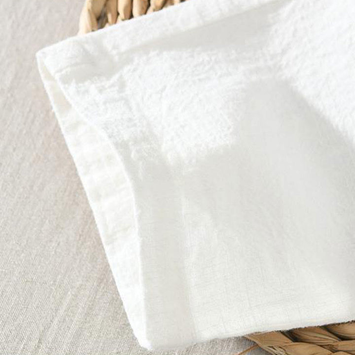 Pantaloni da uomo in lino ramiè con coulisse estiva casual Buddha Stones con tasche - image 8