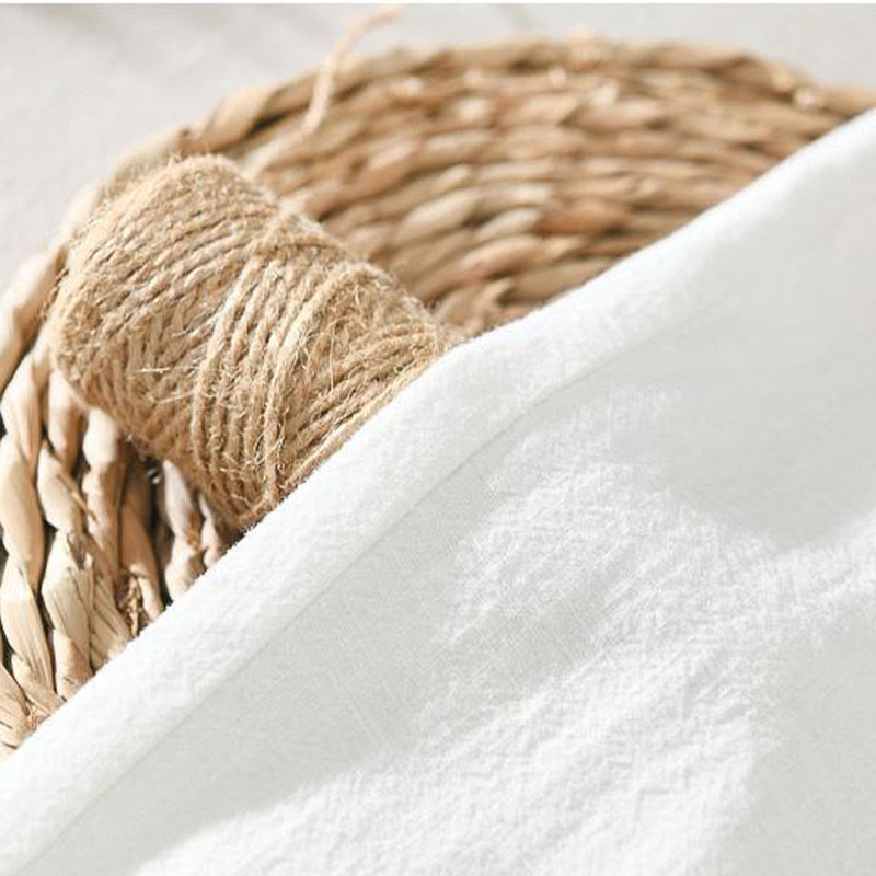 Pantaloni da uomo in lino ramiè con coulisse estiva casual Buddha Stones con tasche - image 7