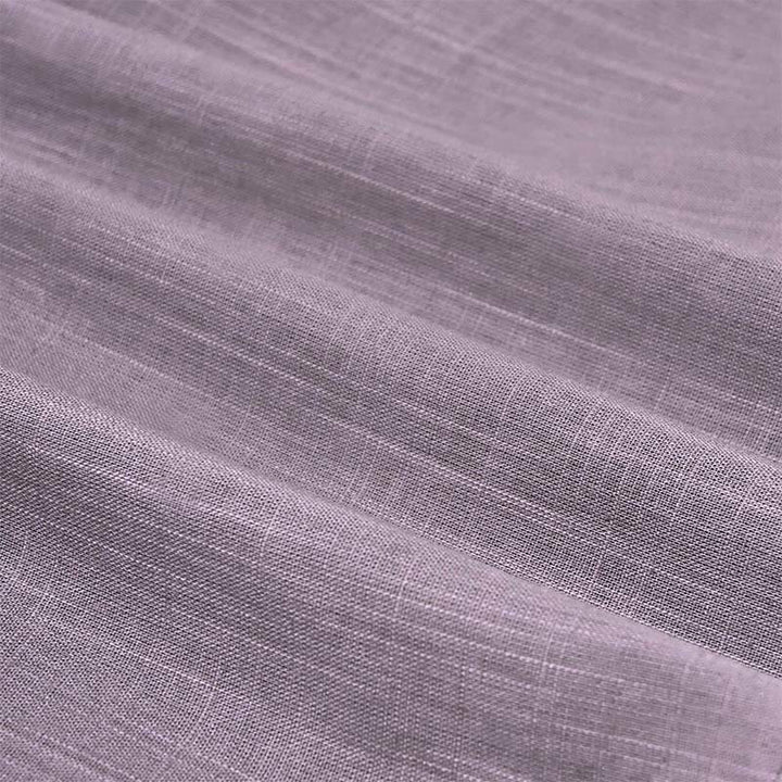 Camicia in cotone e lino con mezza abbottonatura, manica corta, tinta unita, estiva, da uomo, Buddha Stones
