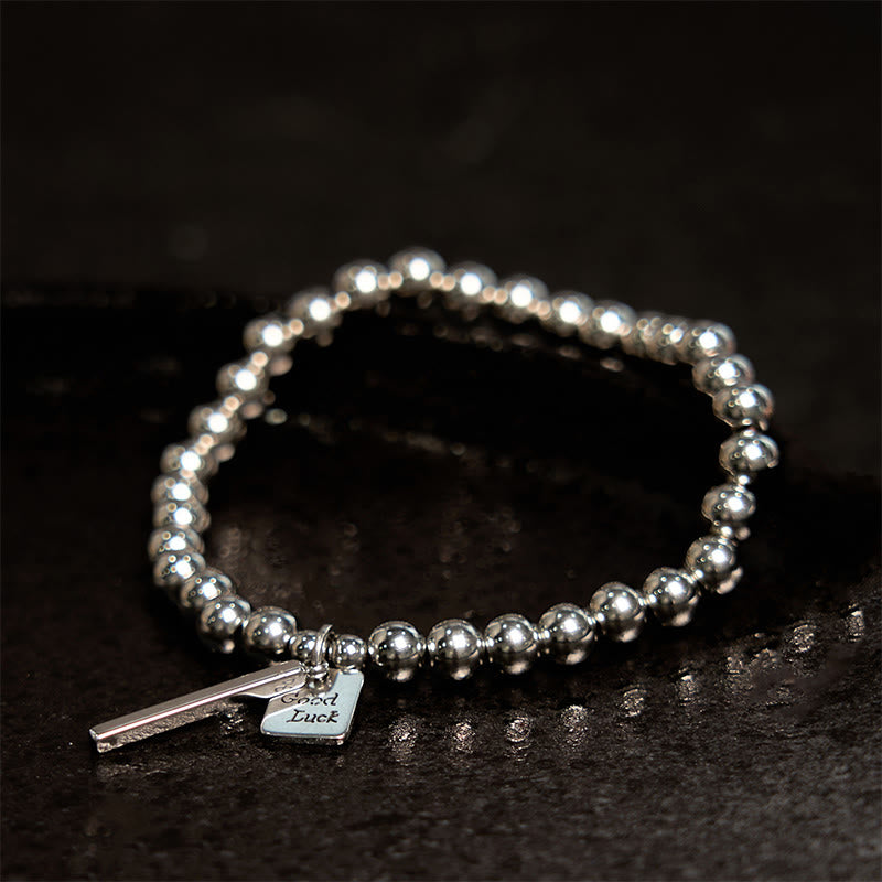 Bracciale Buddha Stones Titanium Steel Good Luck Balance