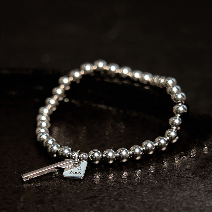 Bracciale Buddha Stones Titanium Steel Good Luck Balance
