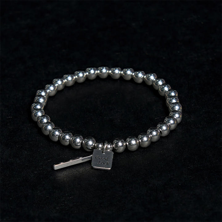 Bracciale Buddha Stones Titanium Steel Good Luck Balance