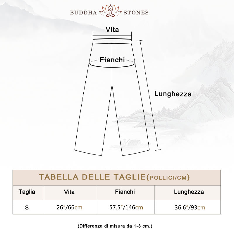 Buddha Stones Plain Long Sleeve Coat Jacket Top Pantaloni a gamba larga Zen Tai Chi Yoga Meditazione Abbigliamento - image 8