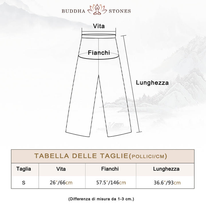 Buddha Stones Plain Long Sleeve Coat Jacket Top Pantaloni a gamba larga Zen Tai Chi Yoga Meditazione Abbigliamento - image 8