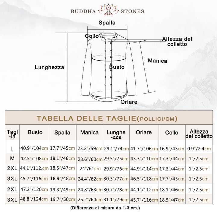 Buddha Stones Solid Tang Suit Tradizionale Uniforme Foderata in Pile Manica Lunga Top Pantaloni Set Uomo