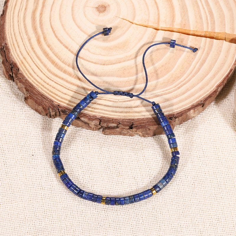 Buddha Stones Natural Lazurite Spacer Bead Positive Balance