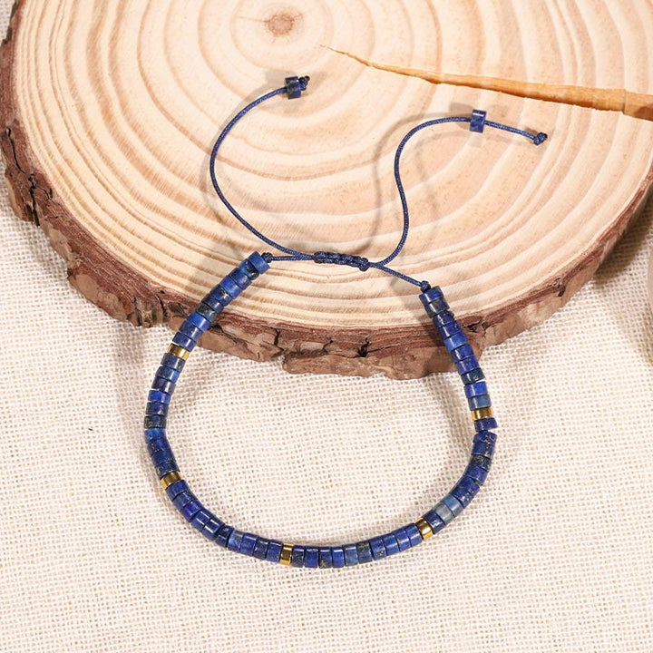 Buddha Stones Natural Lazurite Spacer Bead Positive Balance