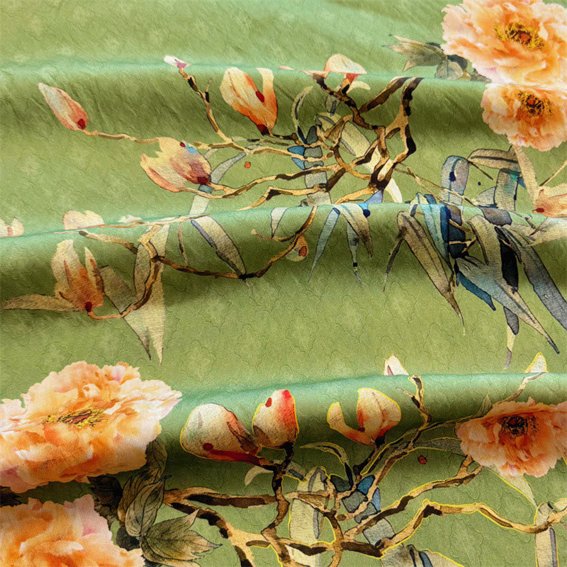 Maglietta da donna in poliestere con scollo a giro e maniche corte, motivo Buddha Stones, casual, ampia, con stampa a petali