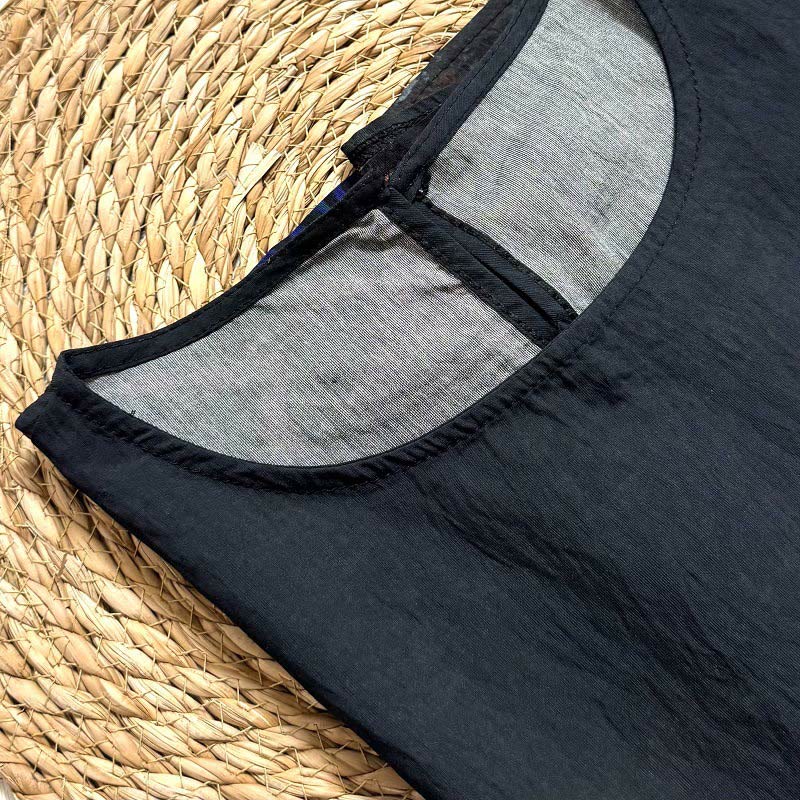 Maglietta casual da donna in poliestere con scollo a giro e maniche corte, stampata con Buddha Stones , nuvole di buon auspicio, vari petali